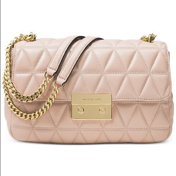 MK Sloan Shoulder Bag&JetSet Ruffled Tech Wallet - Picture 1 of 2